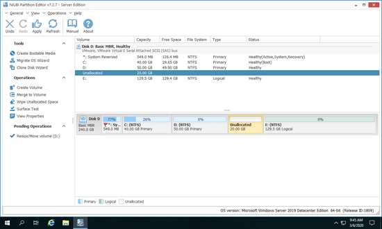 Nach links verkleinern